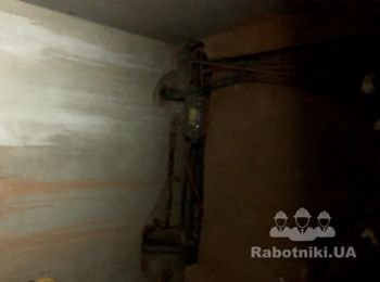 Ремонт в котельні, плитка (стіни), стеля і підлога