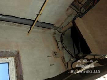 Ремонт в котельні, плитка (стіни), стеля і підлога
