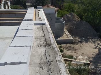 Каменщики газоблок 500 мм.