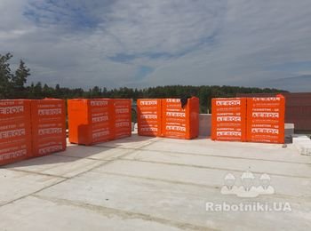 Каменщики газоблок 500 мм.