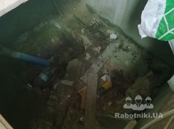 Сделать стяжку и гидро изоляцию цоколя в гараже
