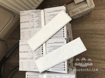 Укладка клинкерной плитки на стену