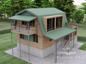 Утеплення фасаду приватного будинку (130 м2)