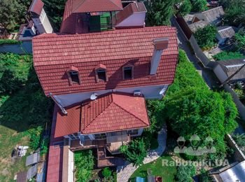 Покраска кровли из керамической черепици