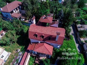 Покраска кровли из керамической черепици