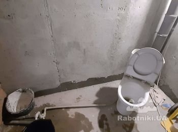 Сантехника в новострое 1этап