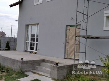Виготовлення та монтаж дерев'яної тераси (примикаючої до будинку)