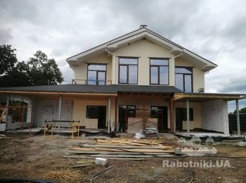Обшивка фасада дома