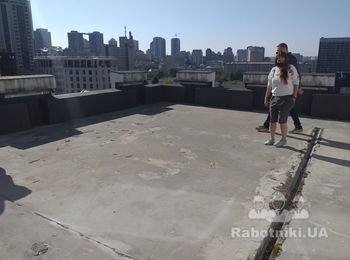 Укладка резиновой плитки на террасе