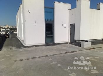 Укладка резиновой плитки на террасе