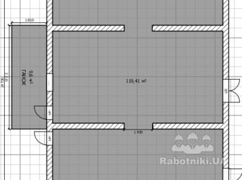 Кладка газобетона 60кубов 1 этажный дом с фронтонами