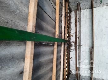 Заменить крышу в гараже+ полки +проводка