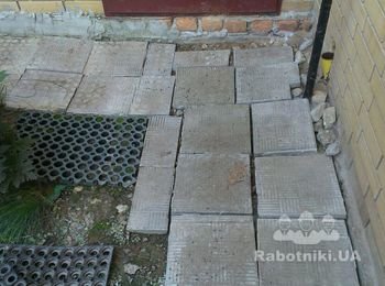 Укладка тротуарной плитки