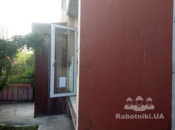Утепления балкона первого этажа и установка решотки