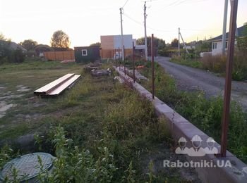 Монтаж штахета на забор (Тарасовка)