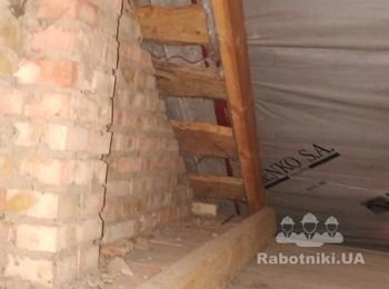 Перекрытие крыши битумной черепицей 130 кв.