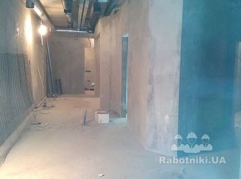 Шпатлевка стен под покраску, сетка, холст 240м2. Глубочицкая 73