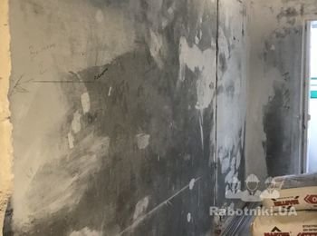 Штукатурку стен (ручное нанесения) 137 м2