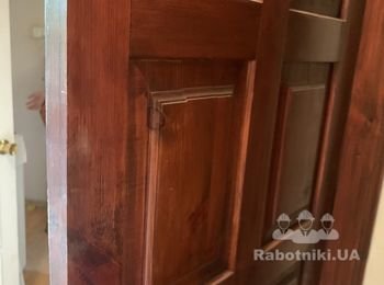 Реставрация сосновых дверей 6 штук