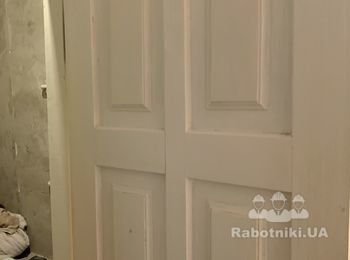 Реставрация сосновых дверей 6 штук