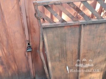 Востановление угла забора после дтп, и ремонт ворот