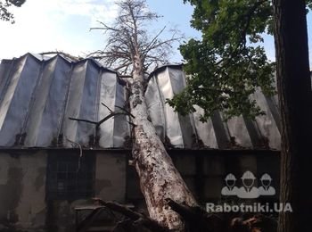 Ремонт алюминиевой кровли ангара
