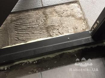 Замазать проём двери
