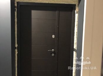 Замазать проём двери