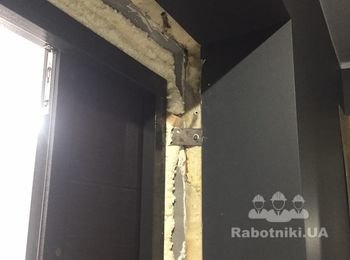 Замазать проём двери