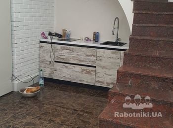 Монтаж стекла на лестницу с. Ходосовка