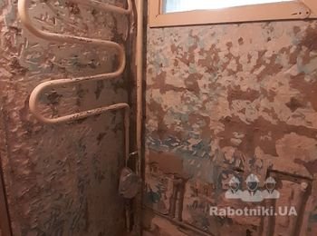 Плиточные работы в санузле, рабочая стенка на кухне