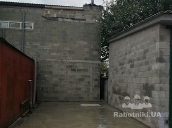 Гараж (коробка, 1этаж) из пеноблока, г.Бровары