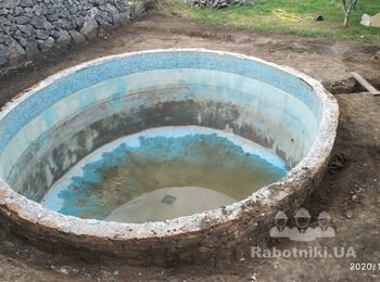 1).Благоустройства и ремонт бассейна.