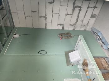 Плитка в ванной 120*60 (32м2)