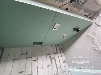 Плитка в ванной 120*60 (32м2)