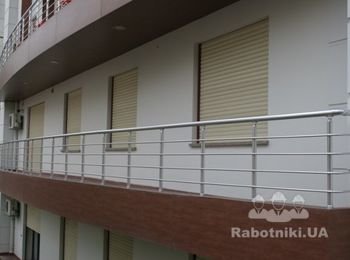 Установить алюминиевые перила