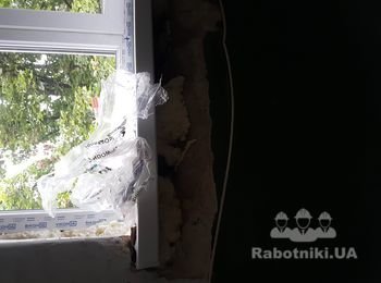 Откосы на окно в парадной