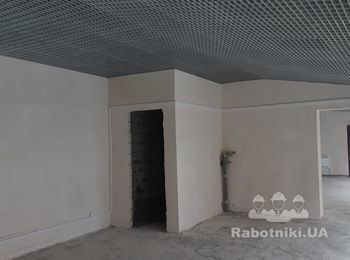 Перепланировка и Ремонт офиса 76 м.кв. под муз. студию , под ключ.