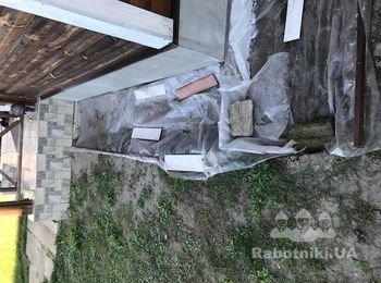 Отмостка дома (с. Колонщина) (Киев)