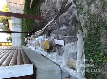Отмостка дома (с. Колонщина) (Киев)