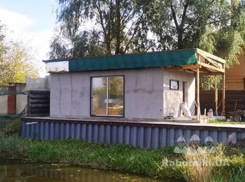 Подшивка крыши хоз. постройки