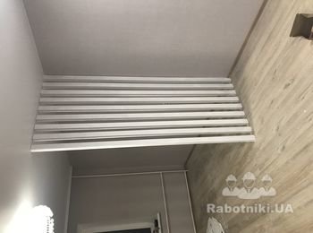 Установка бруса