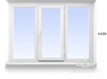 Установка пластикового окна и балконного блока