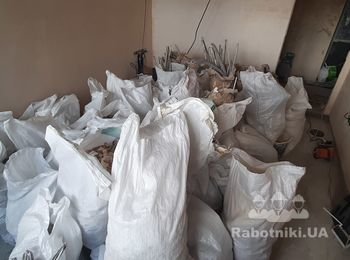 Вывоз строй мусора с выносом(есть лифт), 100мешков