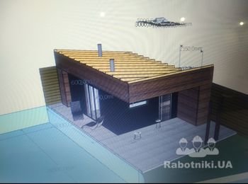 Подшивка крыши хоз. постройки
