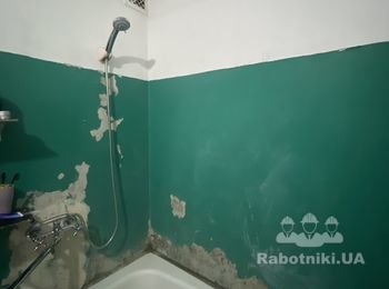 Демонтаж покрытия стен