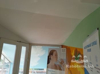Малярные работы в офисе