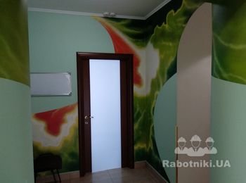 Малярные работы в офисе