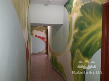 Малярные работы в офисе