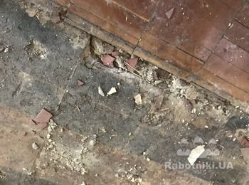 Демонтировать стяжку 10см 15м2